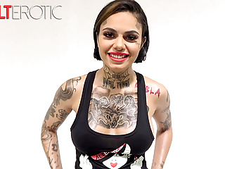 Interview With Busty Tattooed Beauty Genevieve Sinn free video