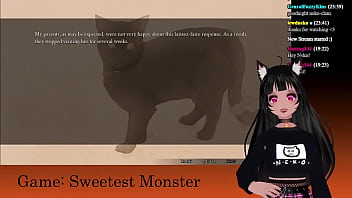 Vtuber Lewdneko Plays Sweetest Monster Part 1 free video