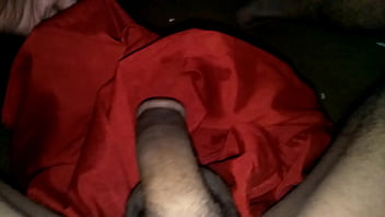 Horny Sexy Indian Bisexual Gay Shemale Masturbation Sex With Red Silk Satin free video