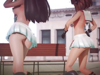 Mmd R-18 Anime Girls Sexy Dancing (Clip 39) free video