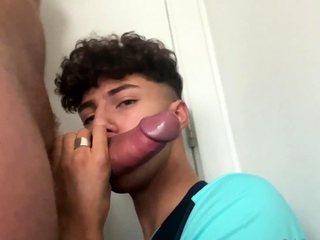 Hunk Tricked Into Gay Blowjob In The Baitbus free video