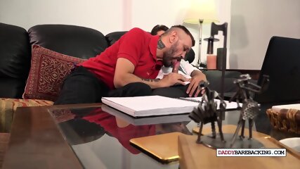 Athletic College Top Breeds Inked Dilf After Dick Sucked free video